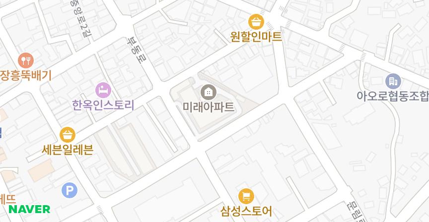 미래1차 위치 지도