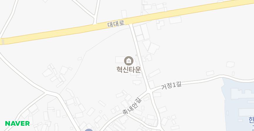 혁신타운 위치 지도