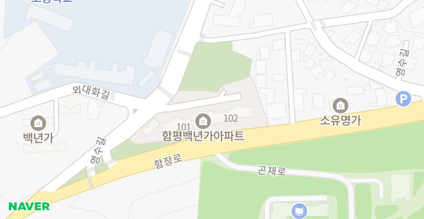 백년가뷰 위치 지도