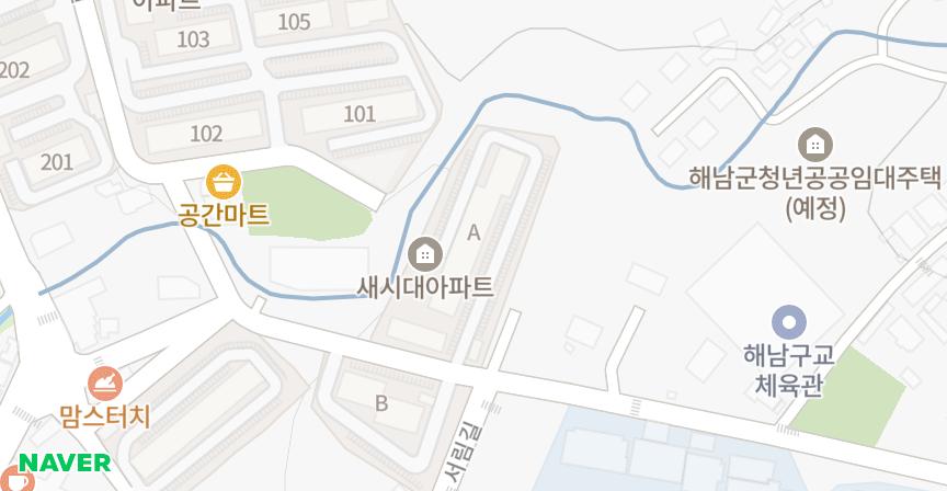 새시대맨션 위치 지도
