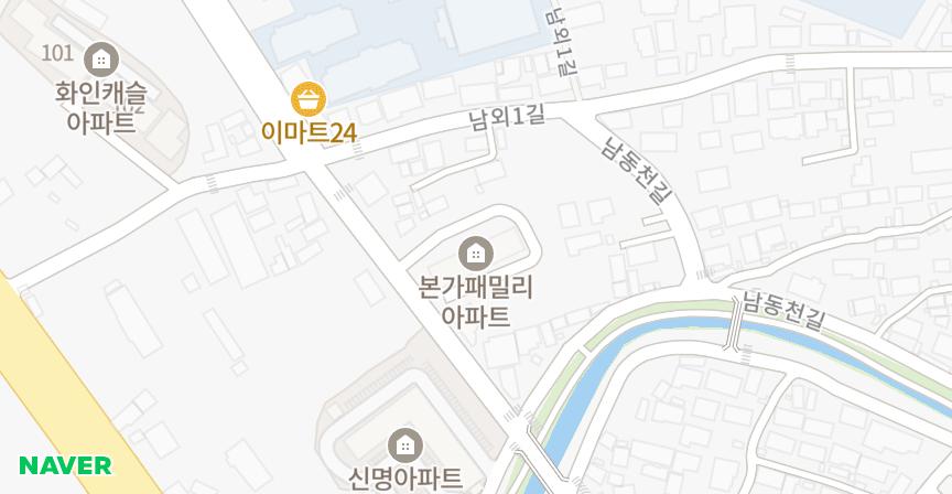 본가패밀리 위치 지도