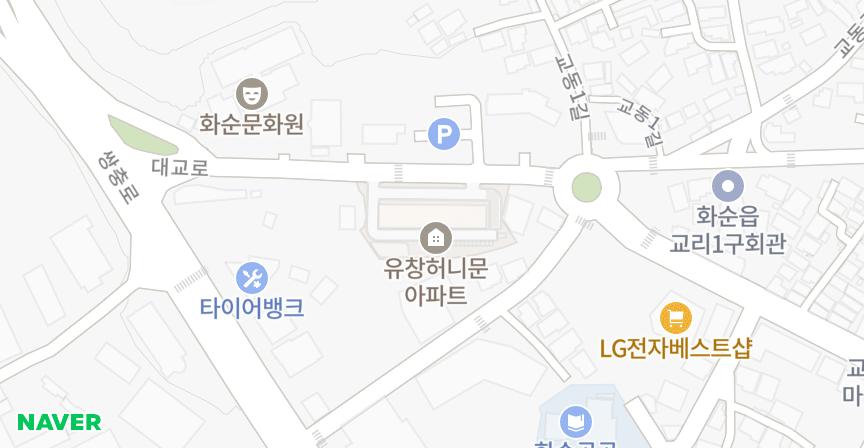 유창허니문맨션1차 위치 지도