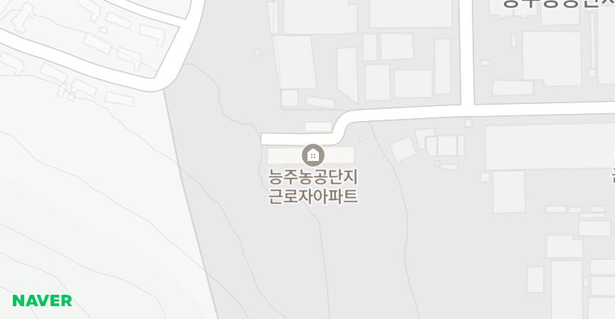 능주농공단지근로자 위치 지도