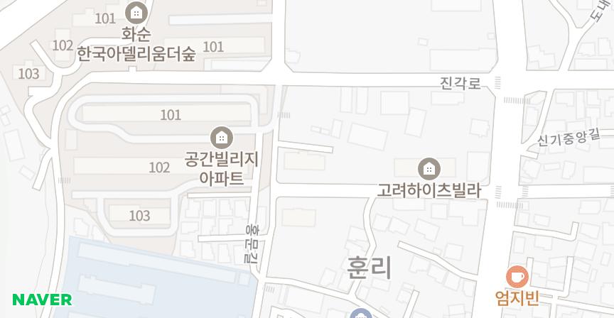 라온빌리지 위치 지도