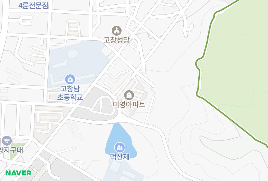 전북특별자치도 고창군 고창읍 읍내리 미영 위치·실거래 시세 지도