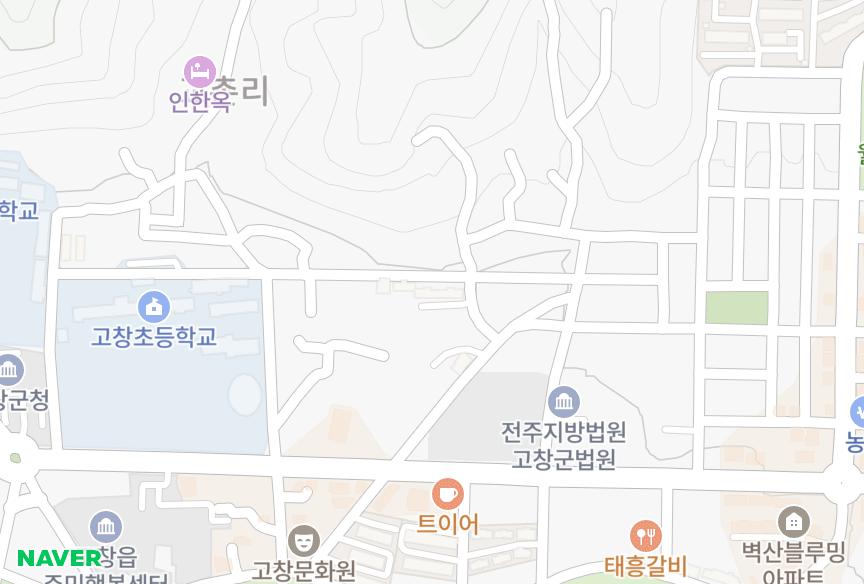 전북특별자치도 고창군 고창읍 교촌리 아로마 위치·실거래 시세 지도