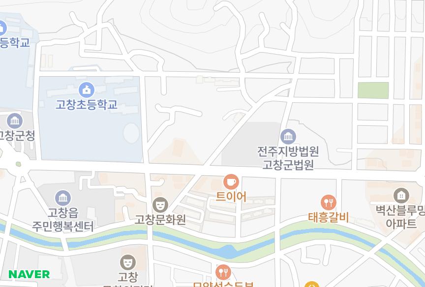 전북특별자치도 고창군 고창읍 교촌리 대성맨션 위치·실거래 시세 지도