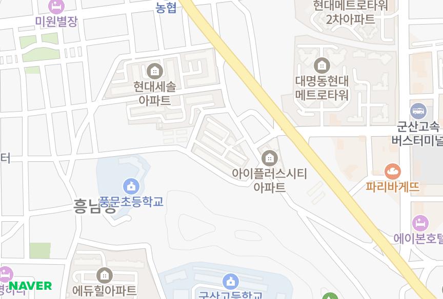 전북특별자치도 군산시 장재동 한일 위치·실거래 시세 지도