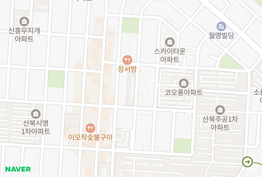 전북특별자치도 군산시 산북동 서해제일 위치·실거래 시세 지도