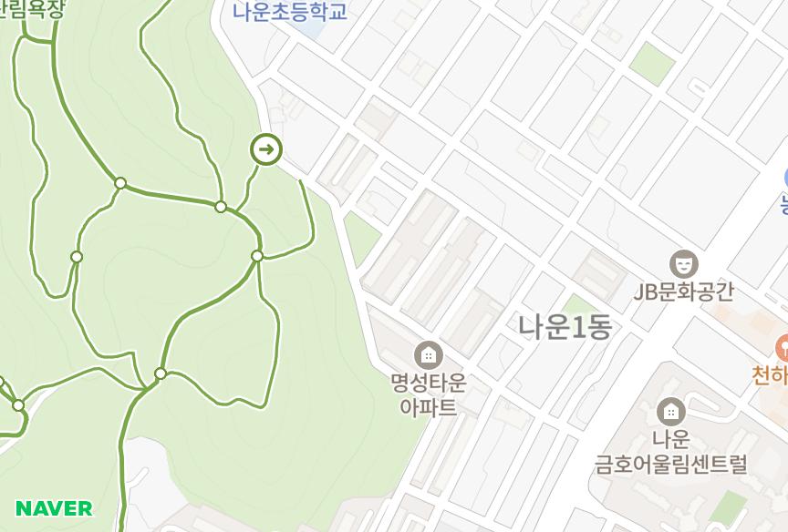 전북특별자치도 군산시 나운동 명성그린맨션 위치·실거래 시세 지도
