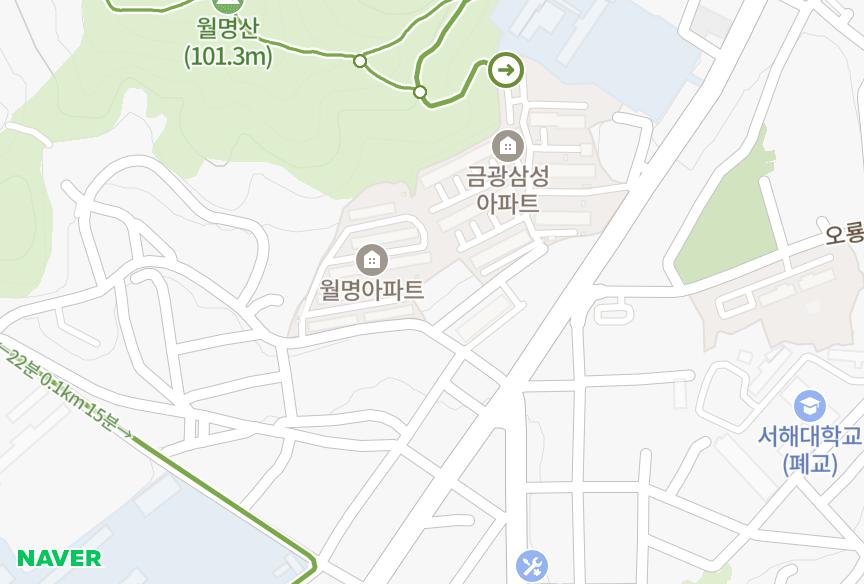 전북특별자치도 군산시 신풍동 미도3차골든빌리지 위치·실거래 시세 지도