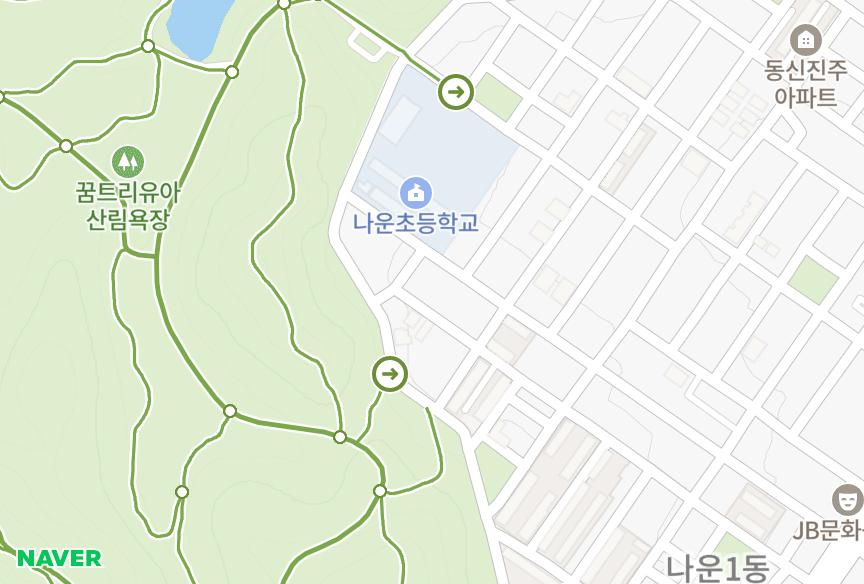 전북특별자치도 군산시 나운동 나운동신맨션4차 위치·실거래 시세 지도