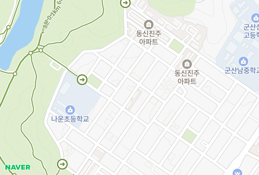 전북특별자치도 군산시 나운동 미도2차아트빌라 위치·실거래 시세 지도