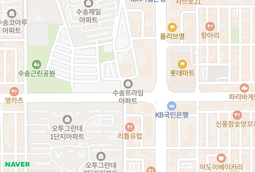 전북특별자치도 군산시 수송동 수송프라임 위치·실거래 시세 지도