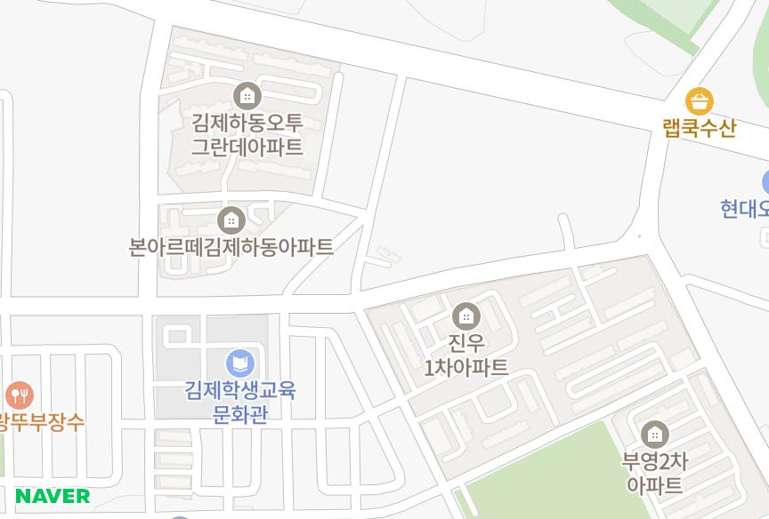 전북특별자치도 김제시 요촌동 해담마을 위치·실거래 시세 지도
