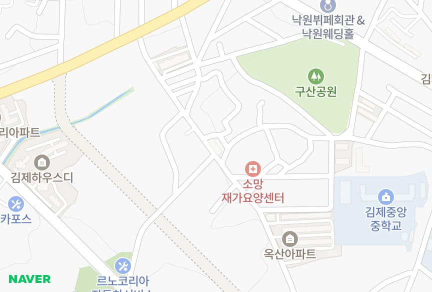 전북특별자치도 김제시 옥산동 효성 위치·실거래 시세 지도