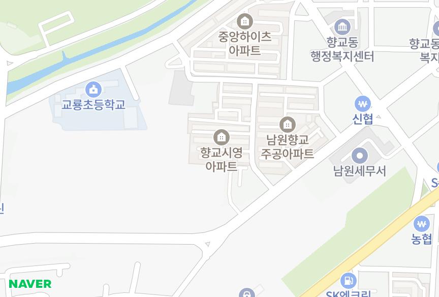 전북특별자치도 남원시 향교동 향교시영1차 위치·실거래 시세 지도