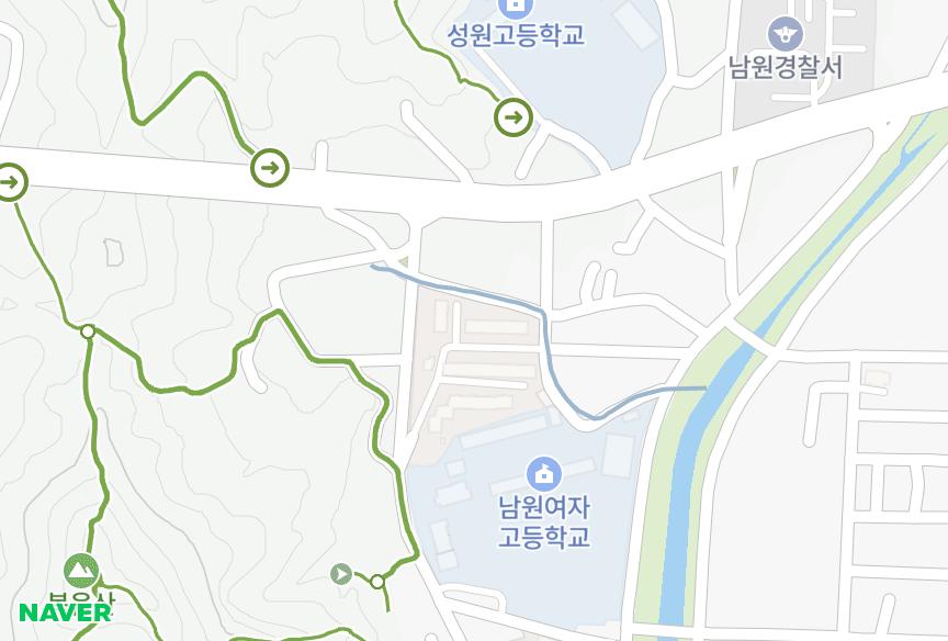 전북특별자치도 남원시 왕정동 명지2단지 위치·실거래 시세 지도