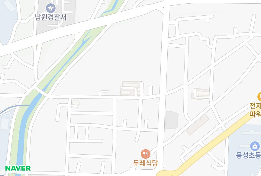 전북특별자치도 남원시 왕정동 왕정시영 위치·실거래 시세 지도