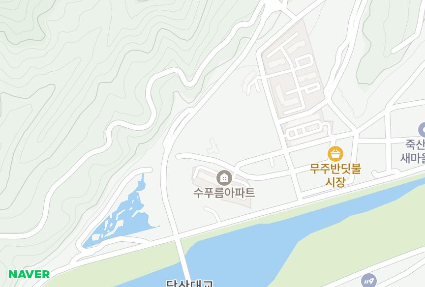 전북특별자치도 무주군 무주읍 읍내리 골든렉시움 위치·실거래 시세 지도