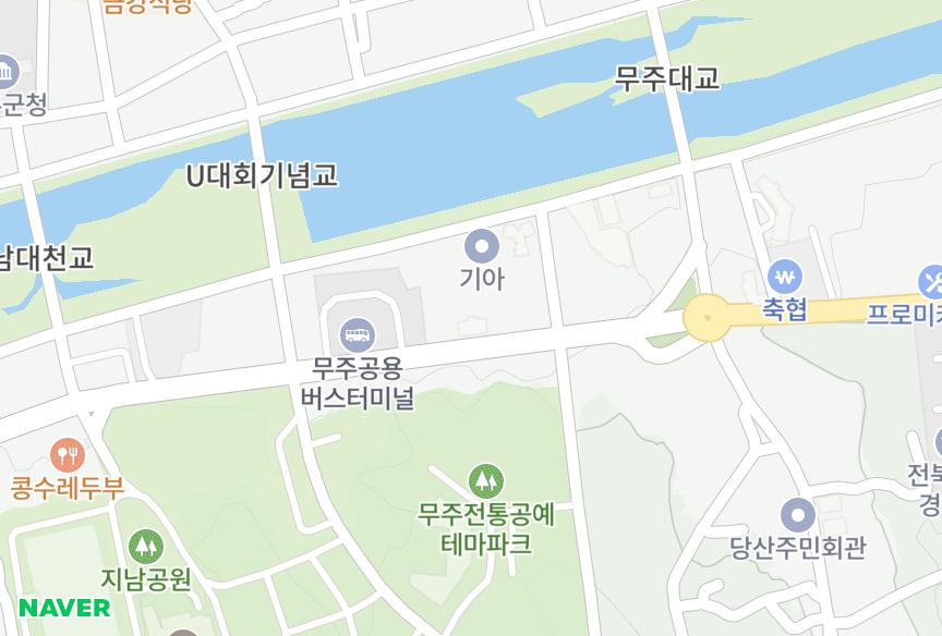 전북특별자치도 무주군 무주읍 당산리 미래드림1차 위치·실거래 시세 지도