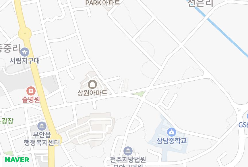전북특별자치도 부안군 부안읍 선은리 영동목련 위치·실거래 시세 지도