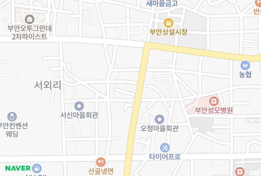 전북특별자치도 부안군 부안읍 서외리 부안캐슬온리뷰 위치·실거래 시세 지도