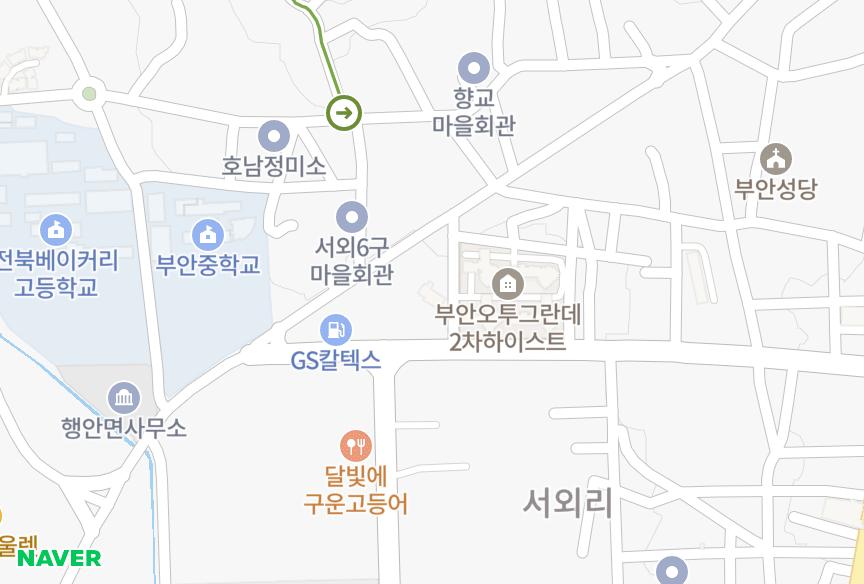 전북특별자치도 부안군 부안읍 서외리 서해단풍마을 위치·실거래 시세 지도