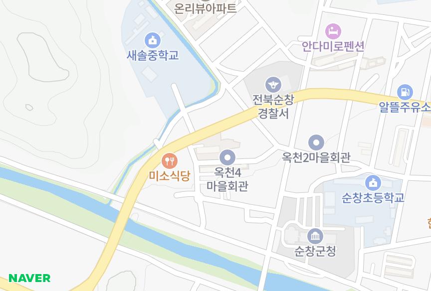 전북특별자치도 순창군 순창읍 순화리 정명 위치·실거래 시세 지도