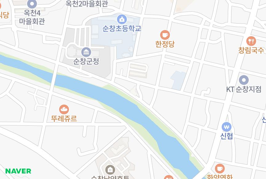 전북특별자치도 순창군 순창읍 순화리 강변 위치·실거래 시세 지도