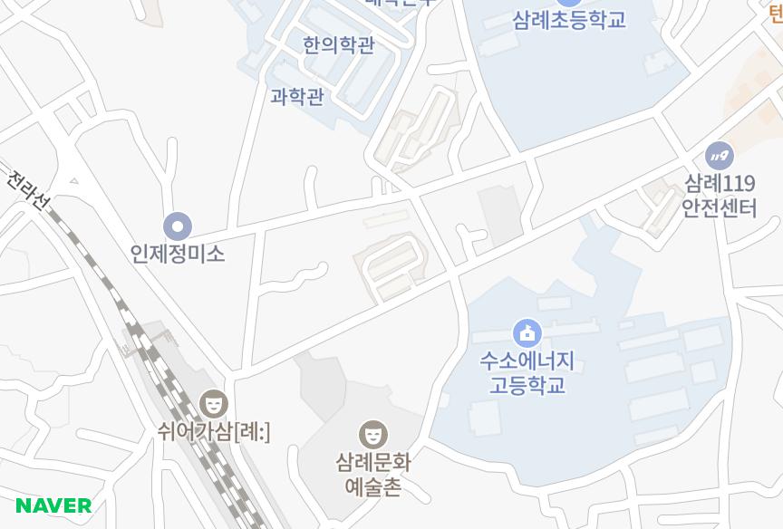 전북특별자치도 완주군 삼례읍 후정리 삼례유진청하 위치·실거래 시세 지도