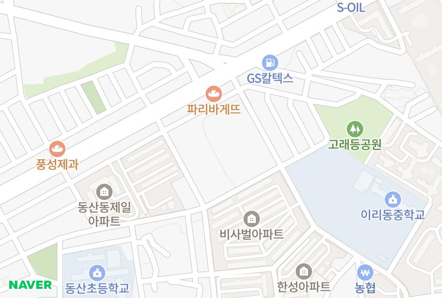 전북특별자치도 익산시 동산동 세경 위치·실거래 시세 지도