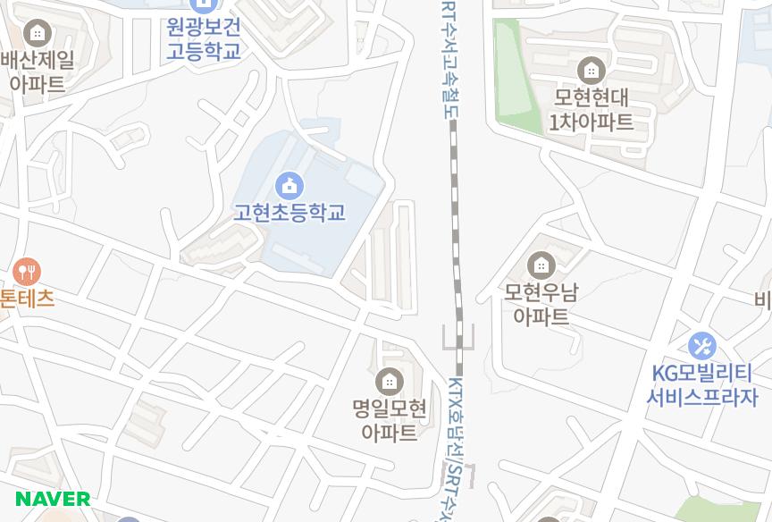 전북특별자치도 익산시 모현동1가 모현이화 위치·실거래 시세 지도