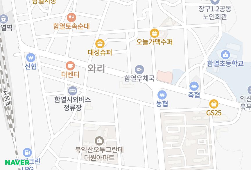전북특별자치도 익산시 함열읍 와리 신호이플러스 위치·실거래 시세 지도