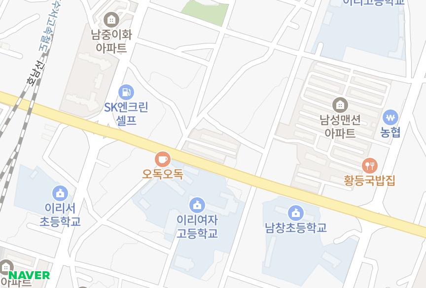 전북특별자치도 익산시 남중동 거성 위치·실거래 시세 지도