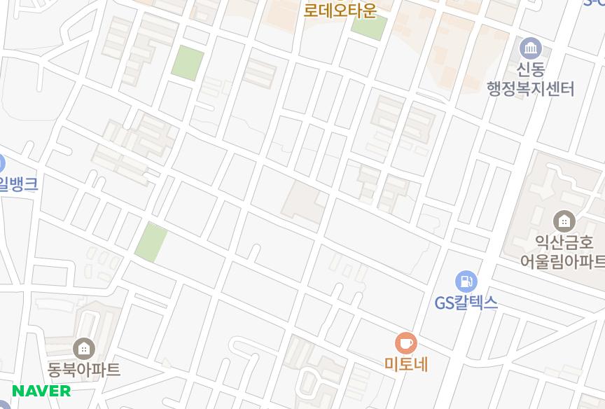 전북특별자치도 익산시 신동 동남 위치·실거래 시세 지도