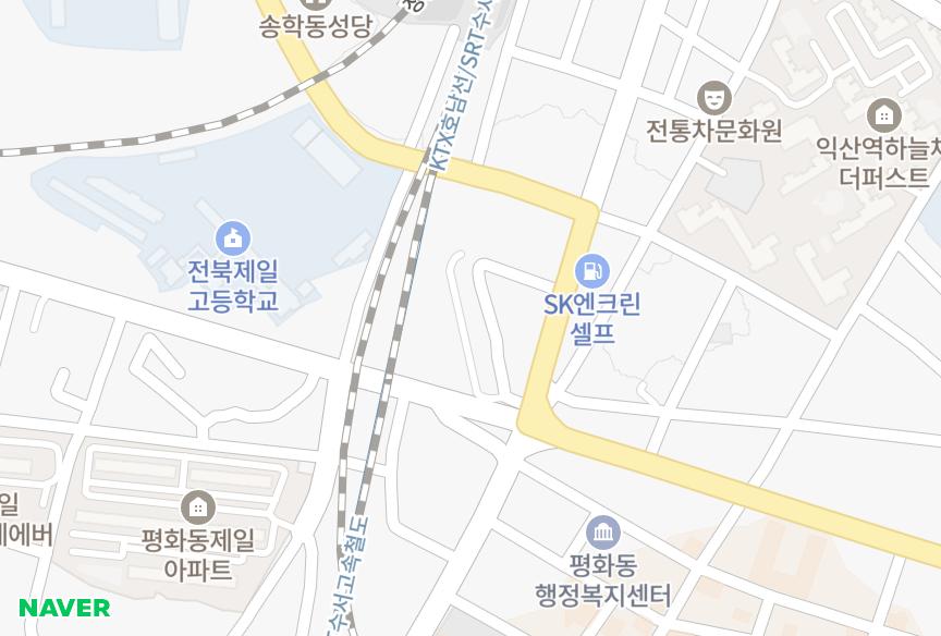 전북특별자치도 익산시 평화동 평화맨션 위치·실거래 시세 지도