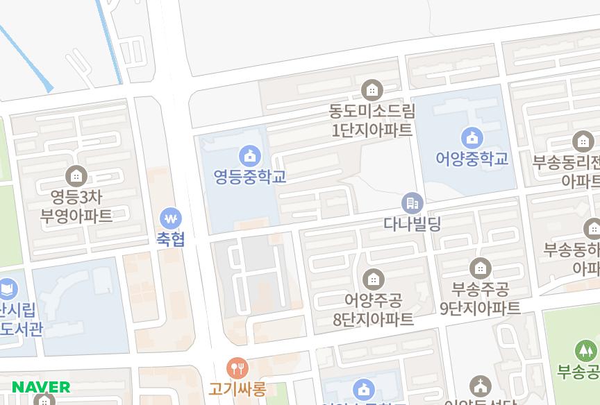 전북특별자치도 익산시 어양동 어양제일오투그란데에버 위치·실거래 시세 지도