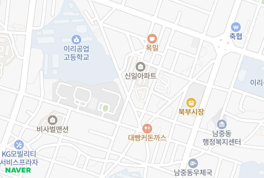 전북특별자치도 익산시 남중동 원주 위치·실거래 시세 지도