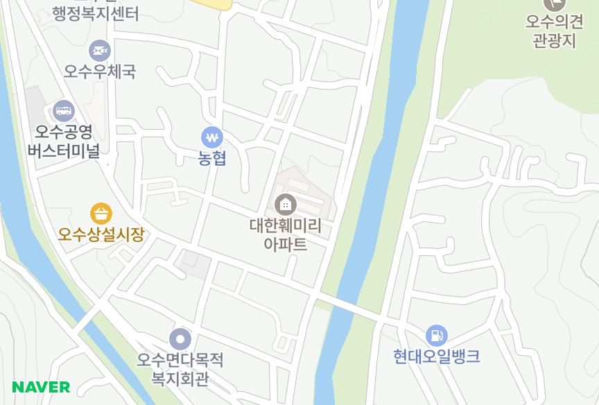전북특별자치도 임실군 오수면 오수리 훼미리 위치·실거래 시세 지도