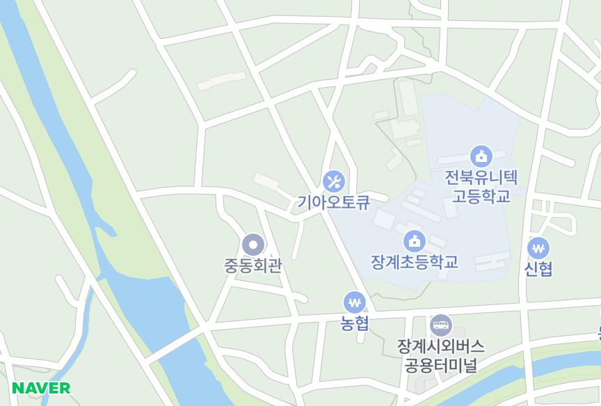 전북특별자치도 장수군 장계면 장계리 장계유림팰리스 위치·실거래 시세 지도