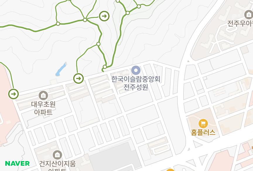전북특별자치도 전주시 덕진구 인후동2가 한양운남 위치·실거래 시세 지도
