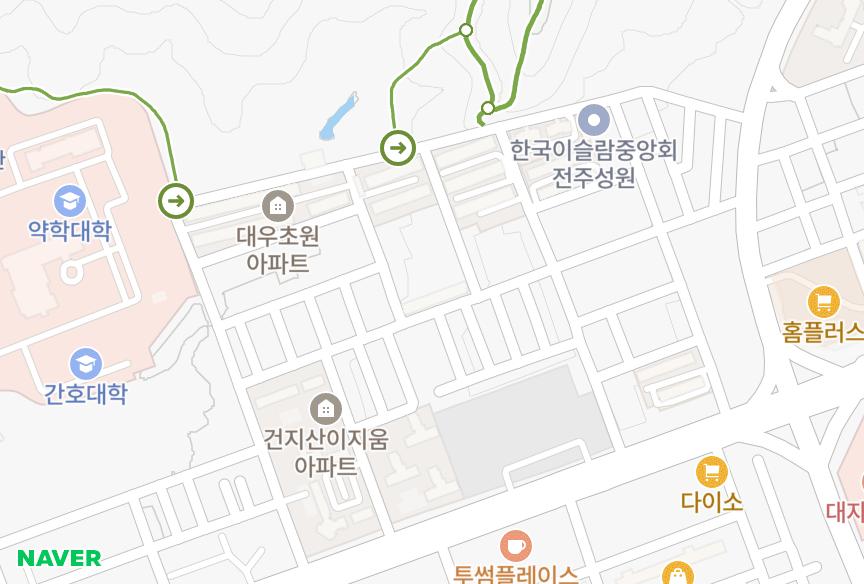 전북특별자치도 전주시 덕진구 인후동2가 반촌 위치·실거래 시세 지도