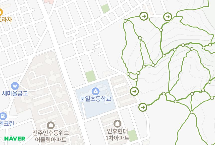 전북특별자치도 전주시 덕진구 우아동3가 우아효성 위치·실거래 시세 지도
