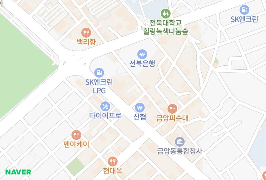 전북특별자치도 전주시 덕진구 금암동 미성 위치·실거래 시세 지도