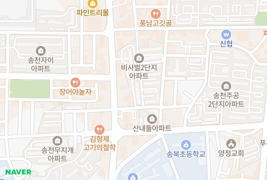 전북특별자치도 전주시 덕진구 송천동2가 신동비사벌 위치·실거래 시세 지도