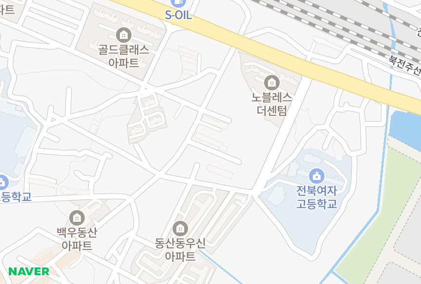 전북특별자치도 전주시 덕진구 여의동2가 동산백우 위치·실거래 시세 지도