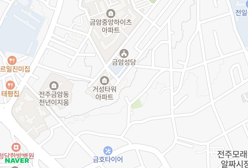전북특별자치도 전주시 덕진구 금암동 금암동도래미 위치·실거래 시세 지도