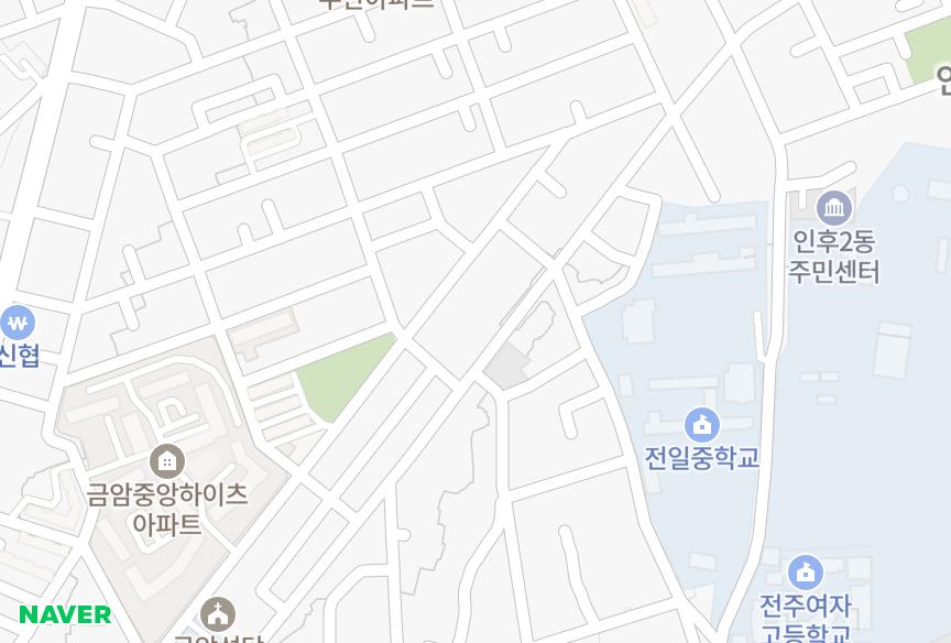 전북특별자치도 전주시 덕진구 금암동 영동빌라 위치·실거래 시세 지도