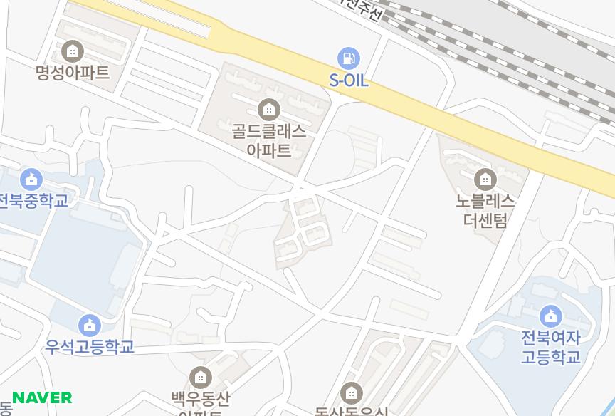 전북특별자치도 전주시 덕진구 여의동2가 미래시아101동 위치·실거래 시세 지도